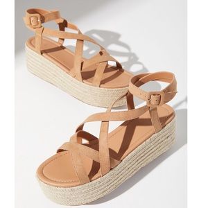 UO Sierra Strappy Espadrille Platform Sandal